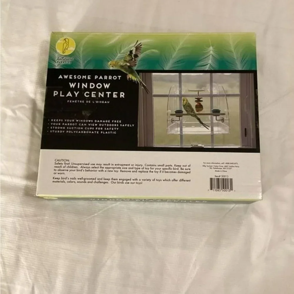 Caitec Awesome Parrot Window Play Center
